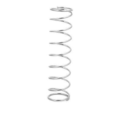 Harfington Uxcell 0.8mmx12mmx50mm 304 Stainless Steel Compression Springs Silver Tone 10pcs