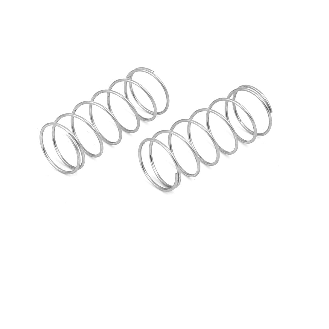 uxcell Uxcell 0.8mmx14mmx35mm 304 Stainless Steel Compression Springs Silver Tone 10pcs