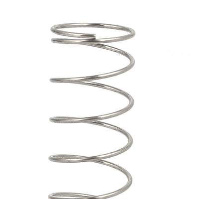 Harfington Uxcell 0.8mmx14mmx50mm 304 Stainless Steel Compression Springs 10pcs