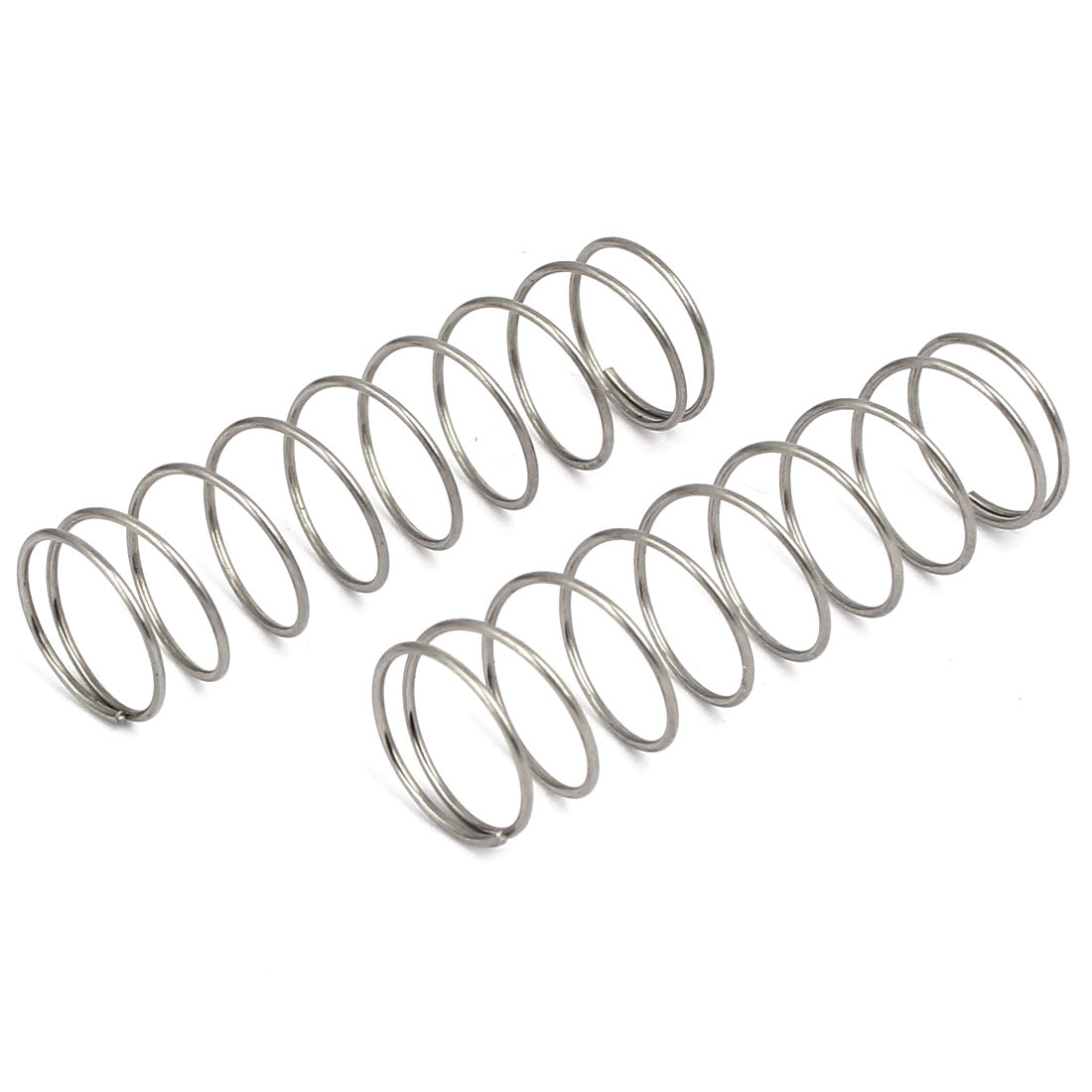 uxcell Uxcell 0.8mmx14mmx50mm 304 Stainless Steel Compression Springs 10pcs