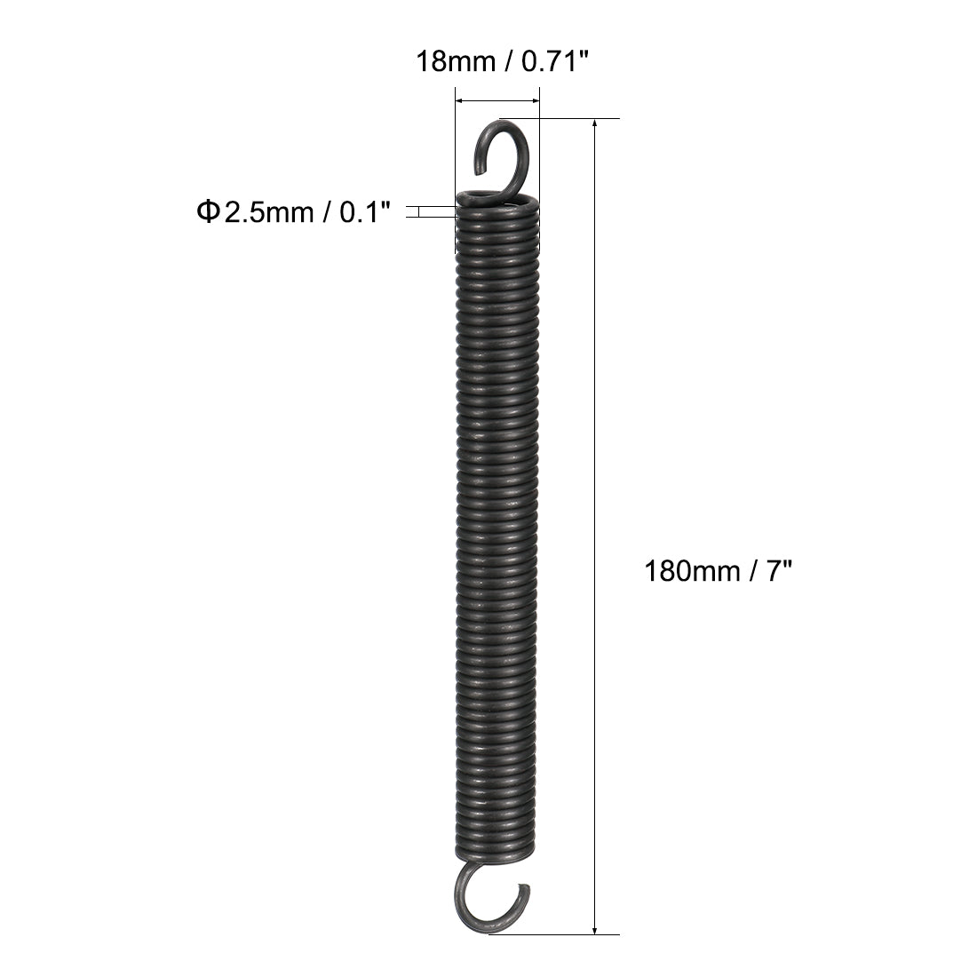 Harfington Free Length Spring Steel Tension Spring