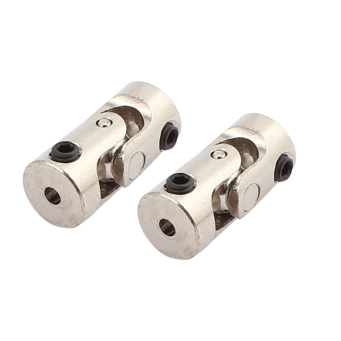 uxcell Uxcell 2.0mm to 2.0mm Inner Dia Rotatable Universal Steering Mine U Joint Coupler 2pcs