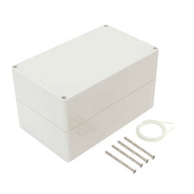 Harfington Uxcell 7.9"x4.7"x4.45"(200mmx120mmx113mm) ABS Junction Box Universal Electric Project Enclosure