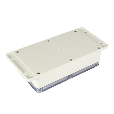 Harfington Uxcell 6.2"x3.5"x1.8"(158mmx90mmx46mm) ABS Junction Box Universal Project Enclosure w PC Transparent Cover