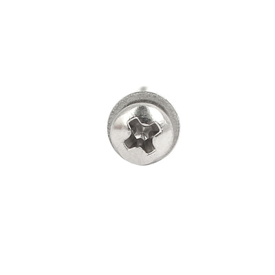 Harfington Uxcell 45 Sätze M2.5x10mm 304 Edelstahl Kreuzschlitz Flachkopfschraube Muttern Scheibe DE de