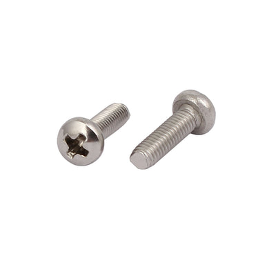 Harfington Uxcell M3x10mm 316 Stainless Steel Phillips Round Pan Head Machine Screw Bolt 80pcs