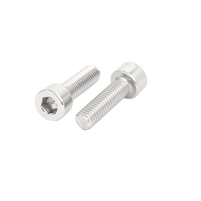 Harfington Uxcell M5X18mm 316 Stainless Steel Fully Thread Hex Socket Cap Screw Bolt 12pcs