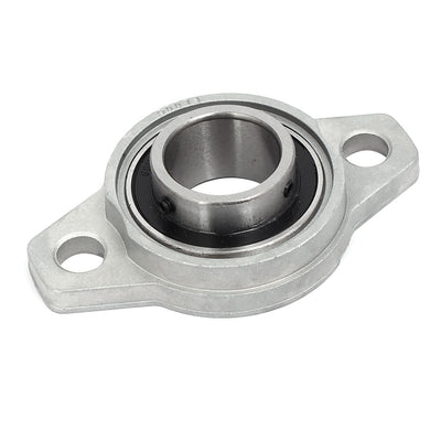 Harfington Uxcell FL006 30mm Bore Zinc Alloy 2-Bolt Self-aligning Flange Mounted Ball Bearing