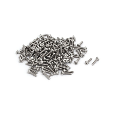 uxcell Uxcell 150pcs M2x8mm 304 Edelstahl Bottem Kopf Torx Schraube Bohrer T6 Fahren DE de