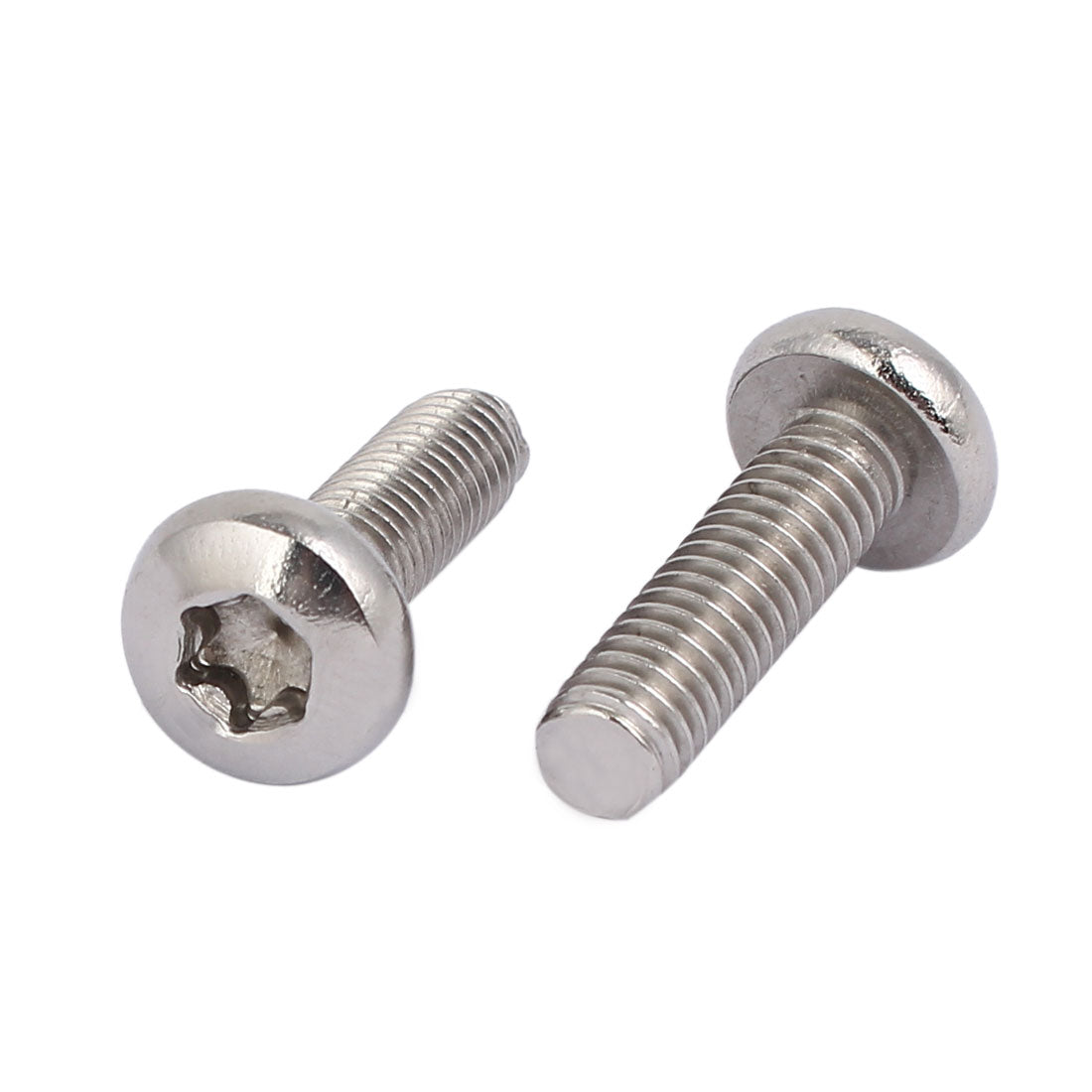 uxcell Uxcell M6x20mm 304 Stainless Steel Button Head Torx Socket Cap Screws Fasteners 15pcs