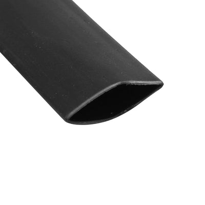 Harfington Uxcell 12mm Dia 4:1 Ratio Heat Shrink Tube Wire Wrap Cable Sleeve Tubing 2m Length Black