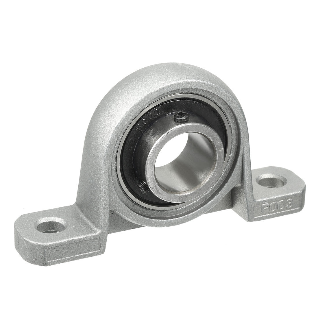 uxcell Uxcell 2pcs KP003 17mm Bore Zinc Alloy Inner Ball Mounted Pillow Block Insert Bearing