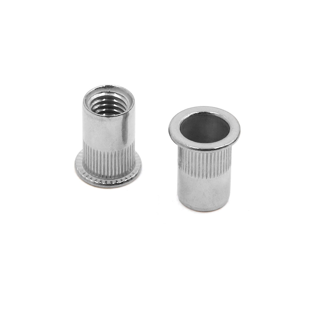 uxcell Uxcell 16pcs M10 304 Stainless Steel Flat Head Rivet Nut Insert  for Car Vehicle