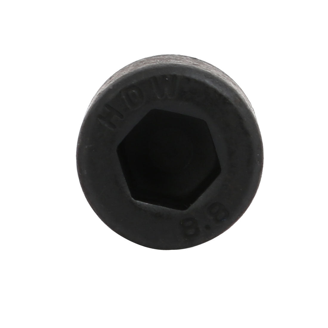 uxcell Uxcell 8.8 Grade M8x35mm Fully Threaded Hex Socket Drive Left Hand Thread Bolt Black