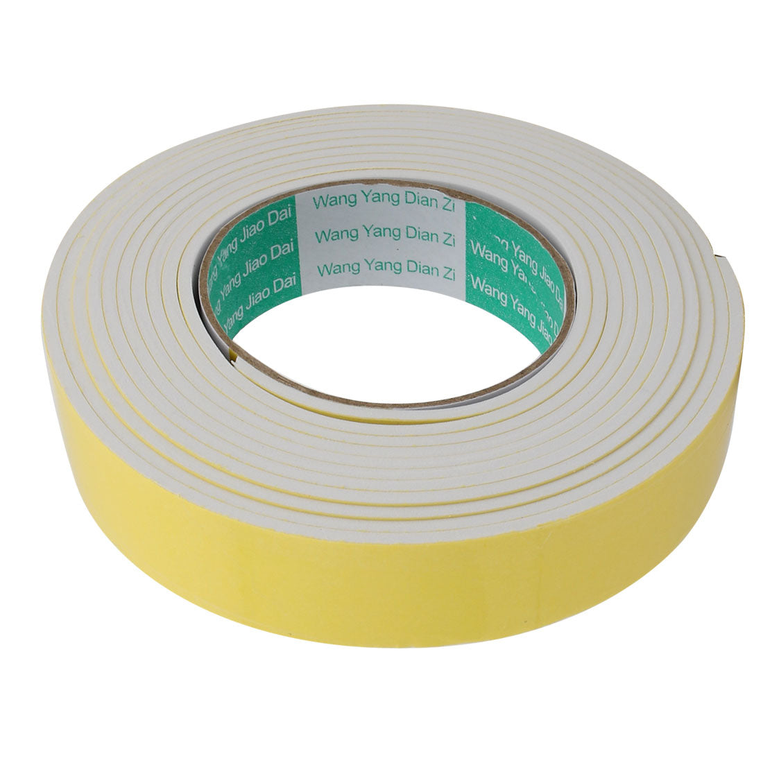 uxcell Uxcell 30mm Width 3mm Thickness Single-side Sealed Sponge Tape White 13.1ft Length