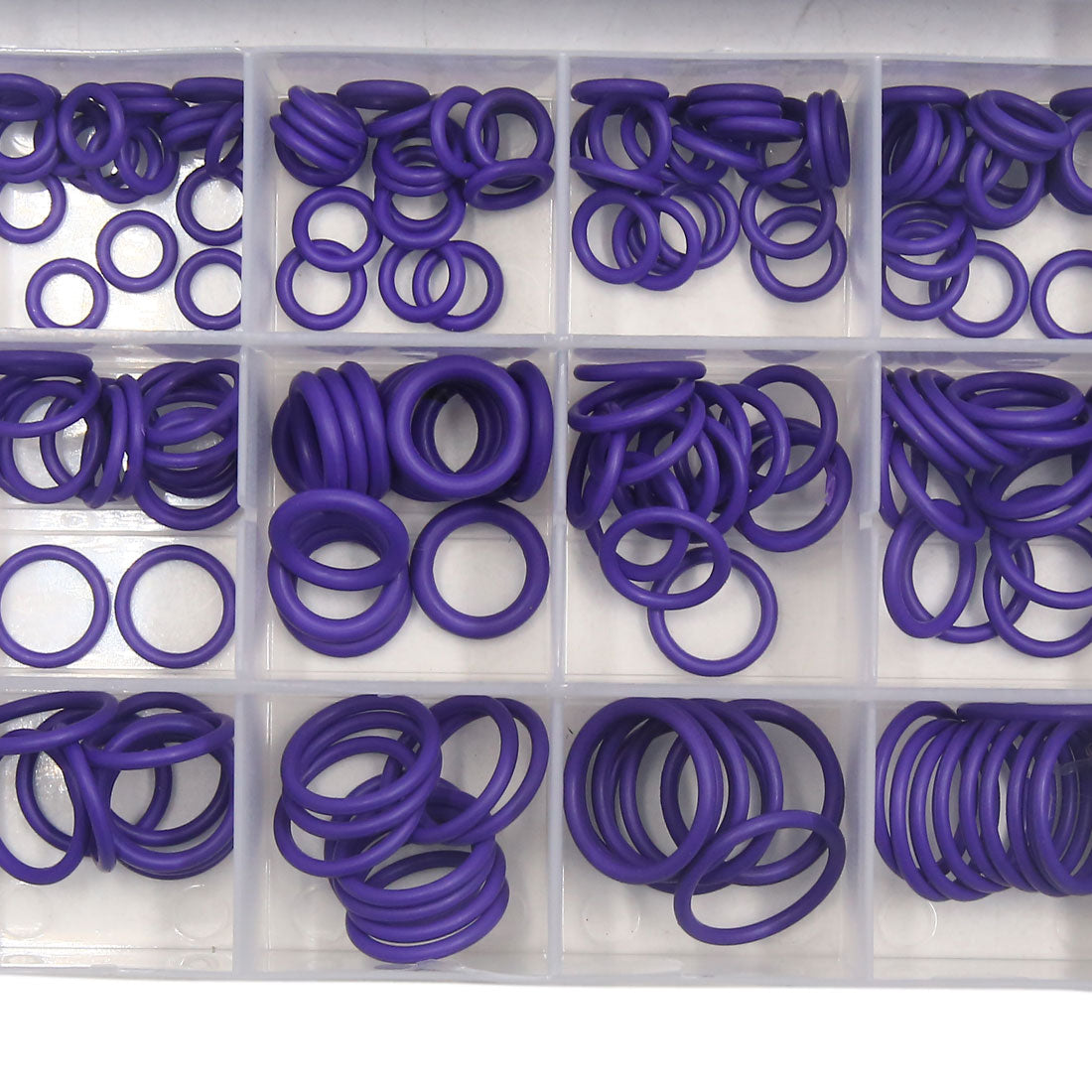 uxcell Uxcell 270Pcs 18 Size Car A/C Air Conditioning O Rings Seals Assortment Kit Purple