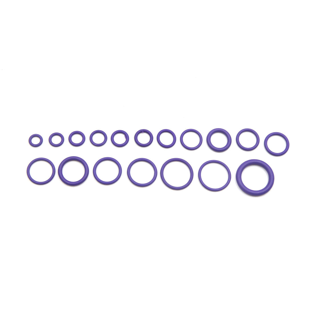 uxcell Uxcell 270Pcs 18 Size Car A/C Air Conditioning O Rings Seals Assortment Kit Purple