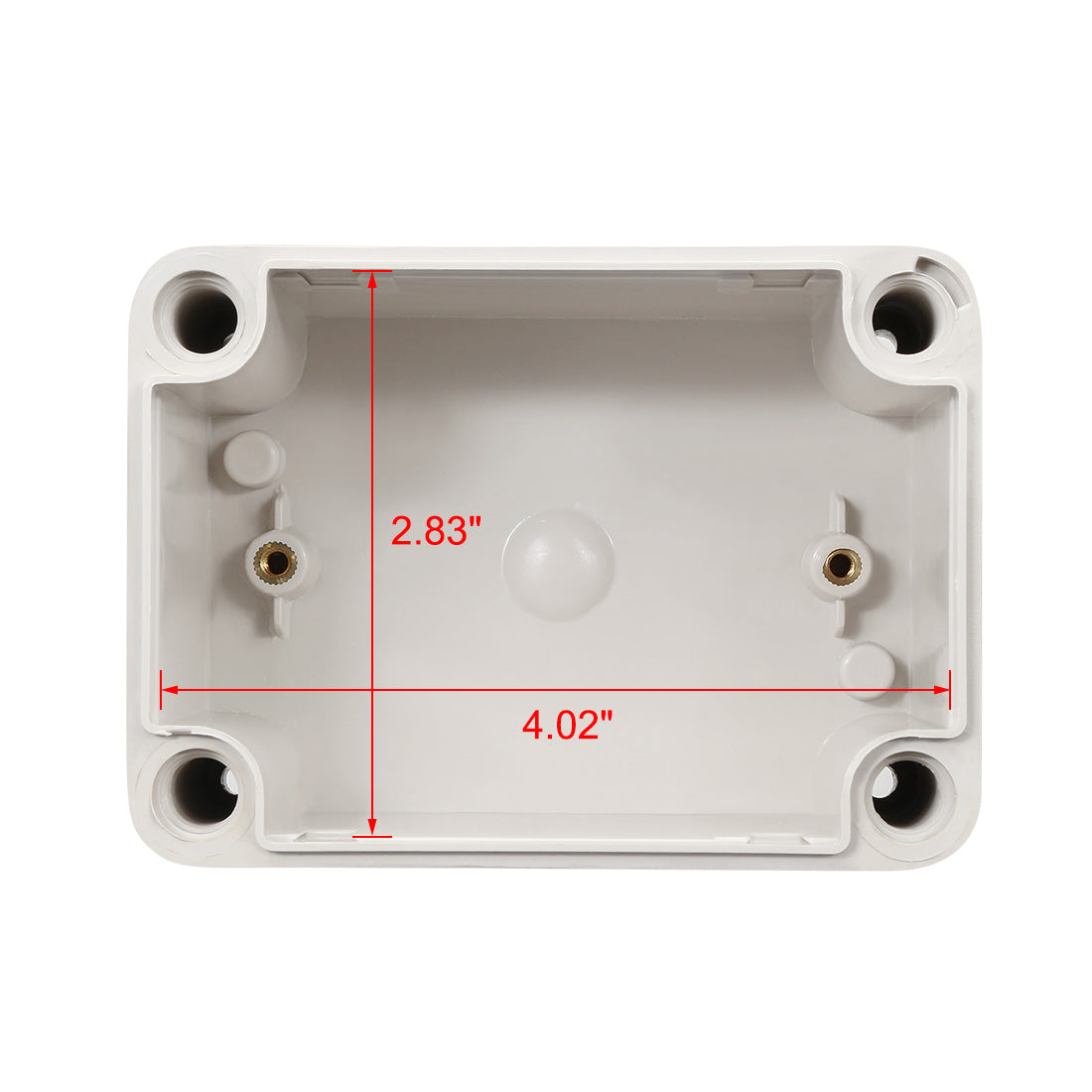 uxcell Uxcell 3.15"*4.33"*3.35" (80mm x 110mm x 85mm) Electronic ABS Plastic DIY Junction Box Enclosure Case Gray