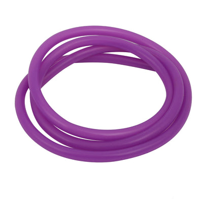 Harfington Uxcell 5mm x 7mm High Temp Resistant Silicone Rubber Tube Hose Pipe Purple 1M Length