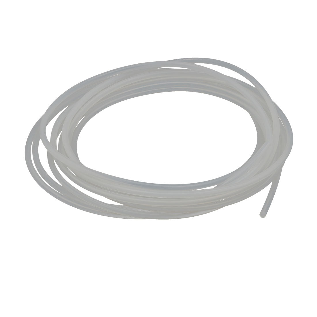 uxcell Uxcell 1mm x 2mm High Temp Resistant Silicone Rubber Tube Hose Pipe Milky 2 Meters Long