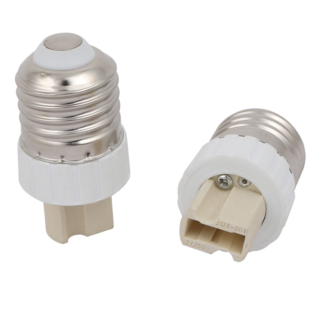 uxcell Uxcell 2pcs E27 to G9 Extender Adapter Converter Lamp Bulb Socket Holder White