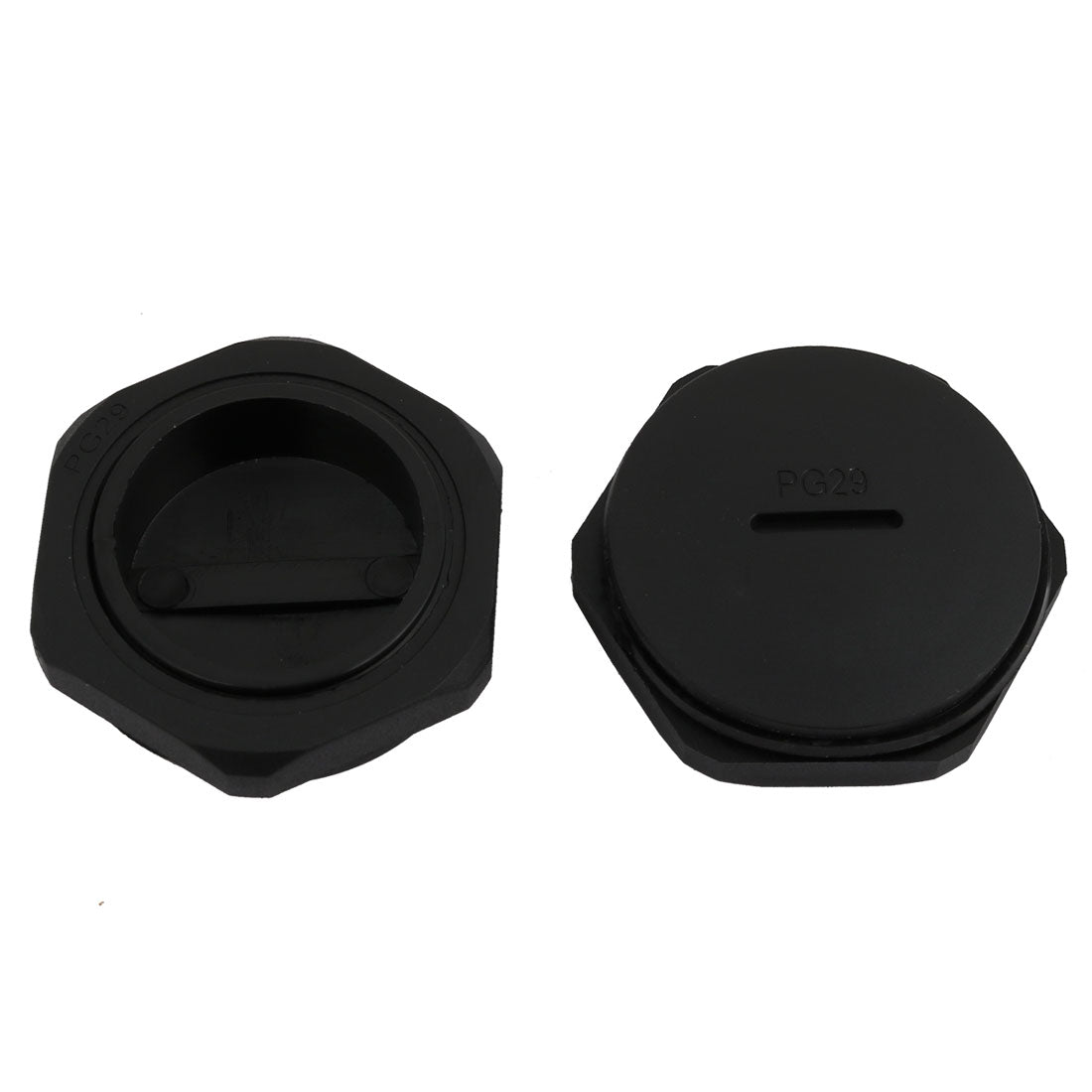 uxcell Uxcell 5stk PG29 Nylon Stecker Gewinde Kabelverschraubung Endkappe Abdeckung Schwarz de