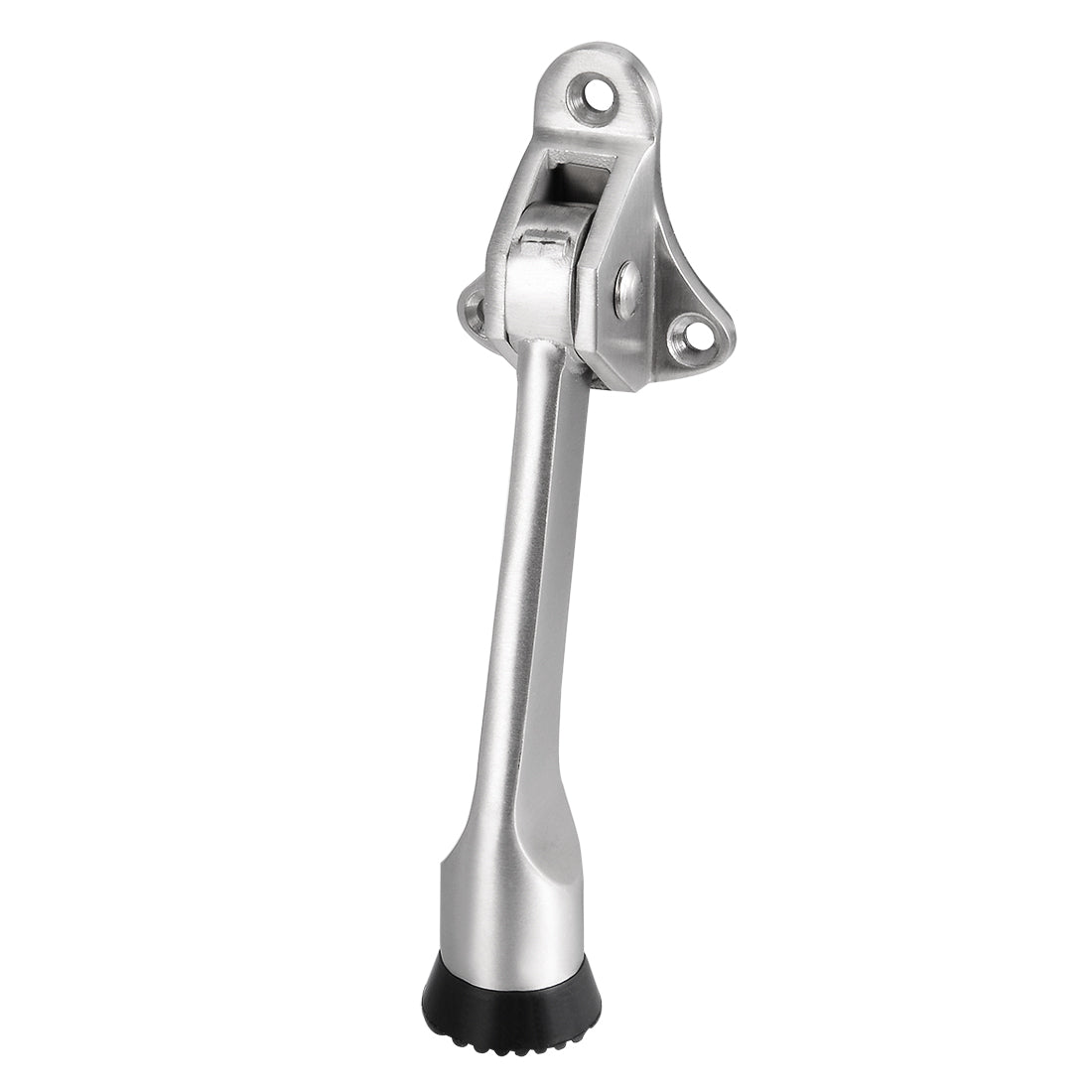 uxcell Uxcell 304 Stainless Steel Brushed Easy-Step Kickdown Door Stop Holder Buffer w Screws