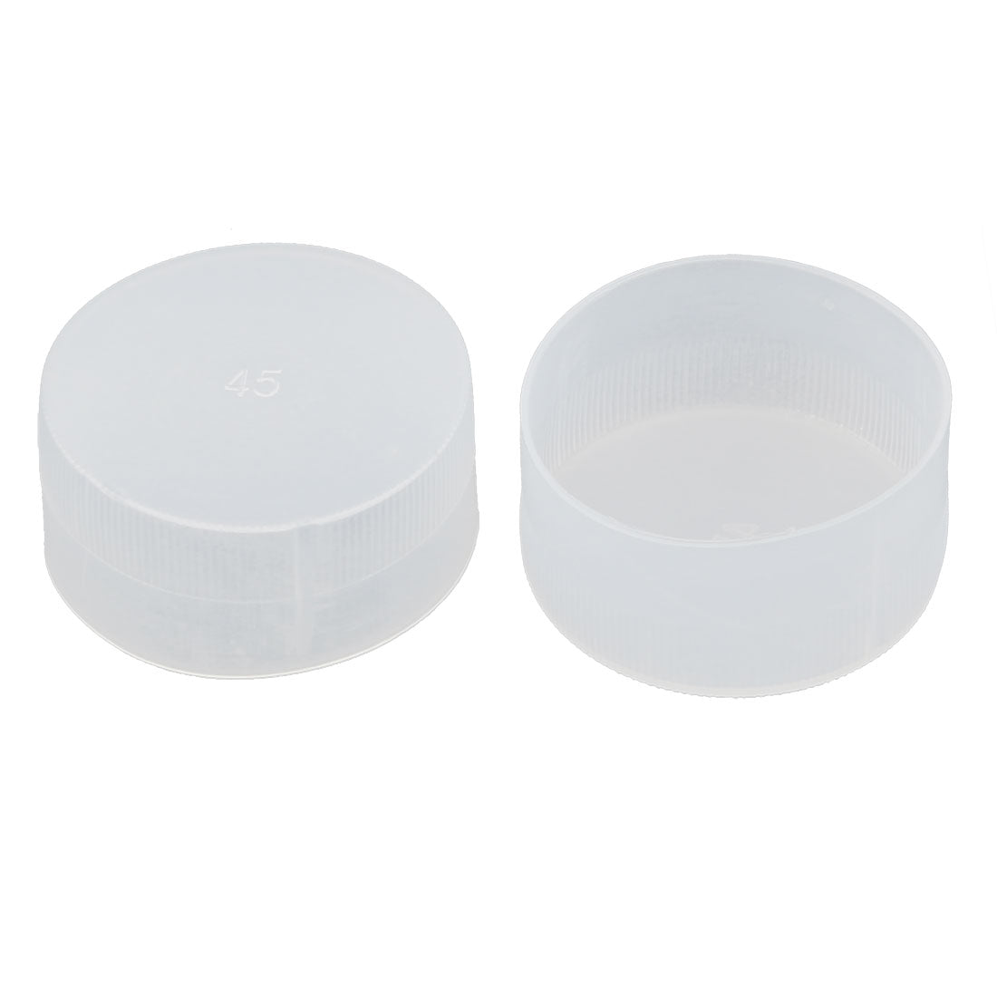 uxcell Uxcell 2Pcs 45mm Inner Dia PE Plastic End Cap Bolt Thread Protector Tube Cover