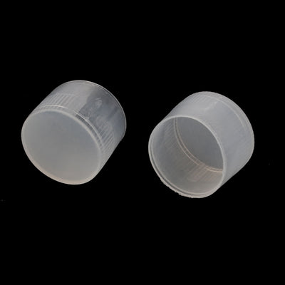 Harfington Uxcell 30Pcs 22mm Inner Dia PE Plastic End Cap Bolt Thread Protector Tube Cover