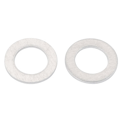 Harfington Uxcell 10mmx16mmx1mm Motorcycle Hardware Drain Plug Crush Aluminum Washer Seals 50pcs