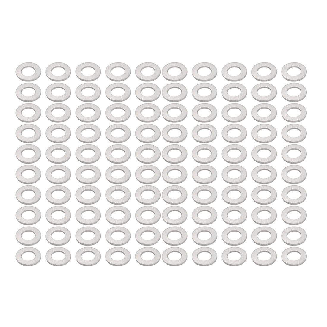 uxcell Uxcell 100Pcs 12mmx22mmx2mm Aluminum Motorcycle Hardware Drain Plug Washer