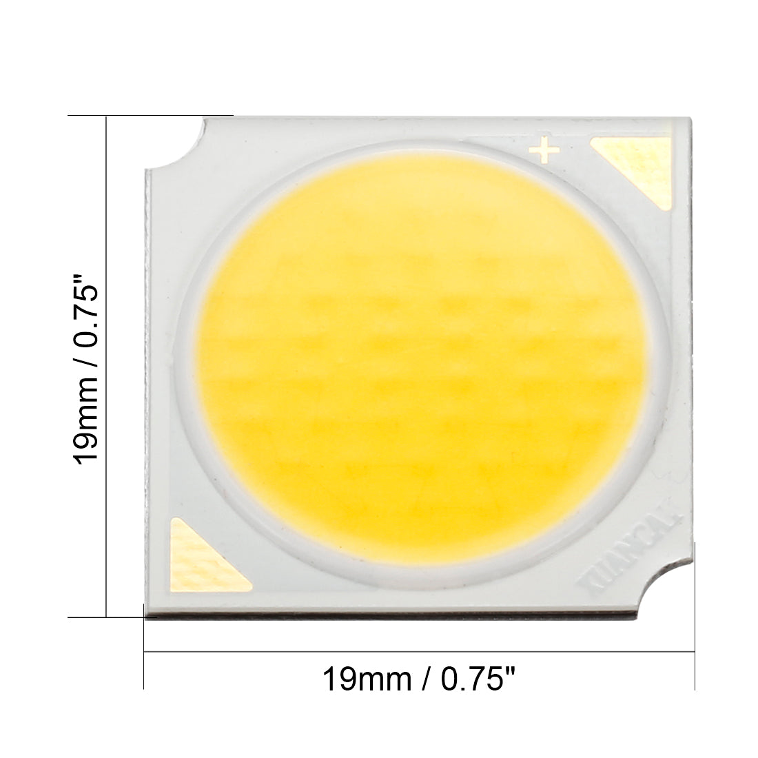 uxcell Uxcell 600mA 20W LED Chip Bulb Surface Mounted Devices Light Beads Neutral White Super Bright High Power for Floodlight