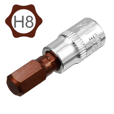 Harfington Uxcell Hex Bit Socket, S2 Steel Bits, CR-V Sockets For Hand Use Only