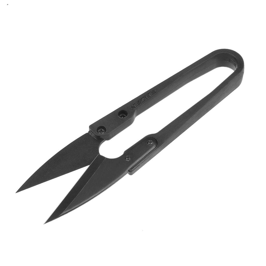 uxcell Uxcell 4.1-inch Sewing Trimming Scissors Nipper Embroidery Thrum Yarn Fishing Thread Beading Cutter Black