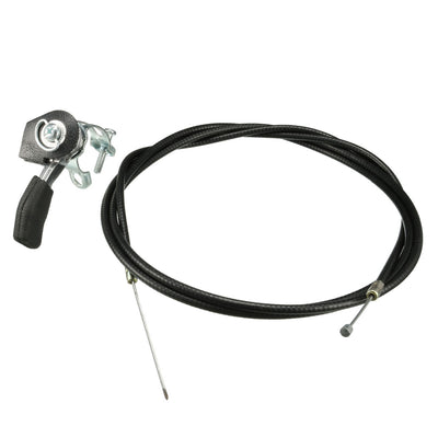 Harfington Uxcell 1.9M Plastic Cover 2.05M Steel Wire Generator Gasoline Throttle Cable w Switch