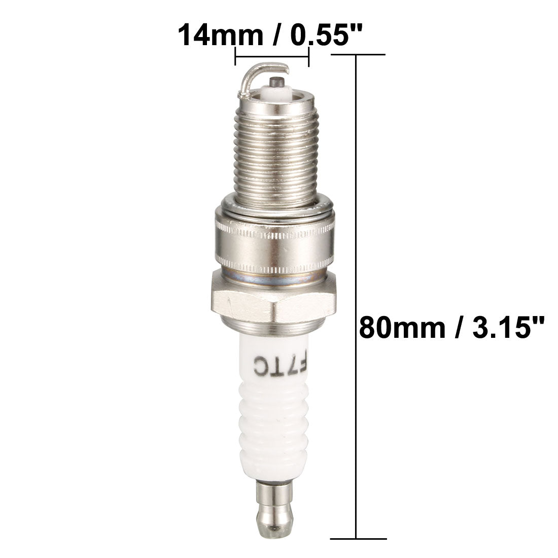 uxcell Uxcell F7TC Spark Plug Parts for GX120 GX160 GX200 GX340 GX390