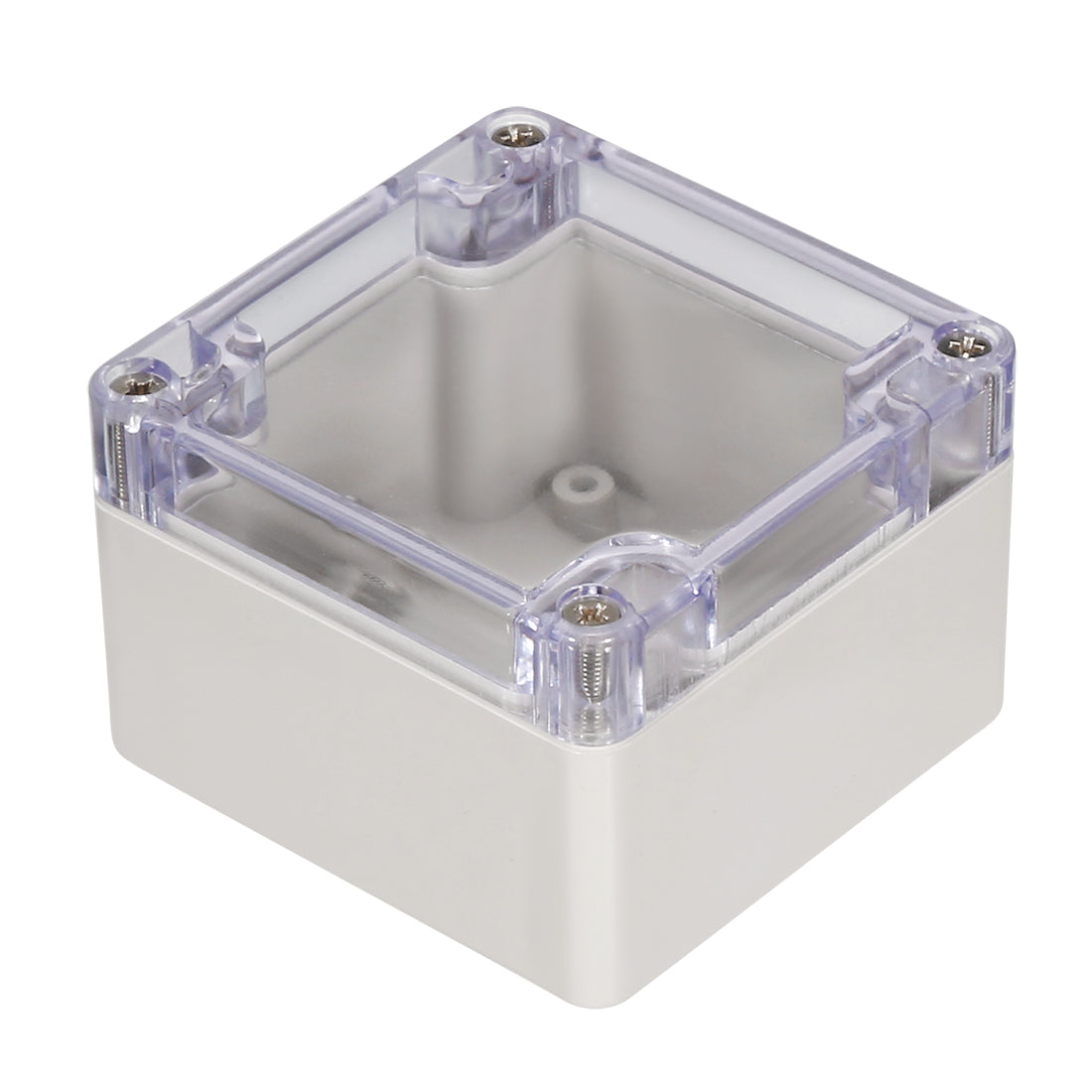 uxcell Uxcell 83*81*56mm Electronic ABS Plastic DIY Junction Box Enclosure Case w Clear cover