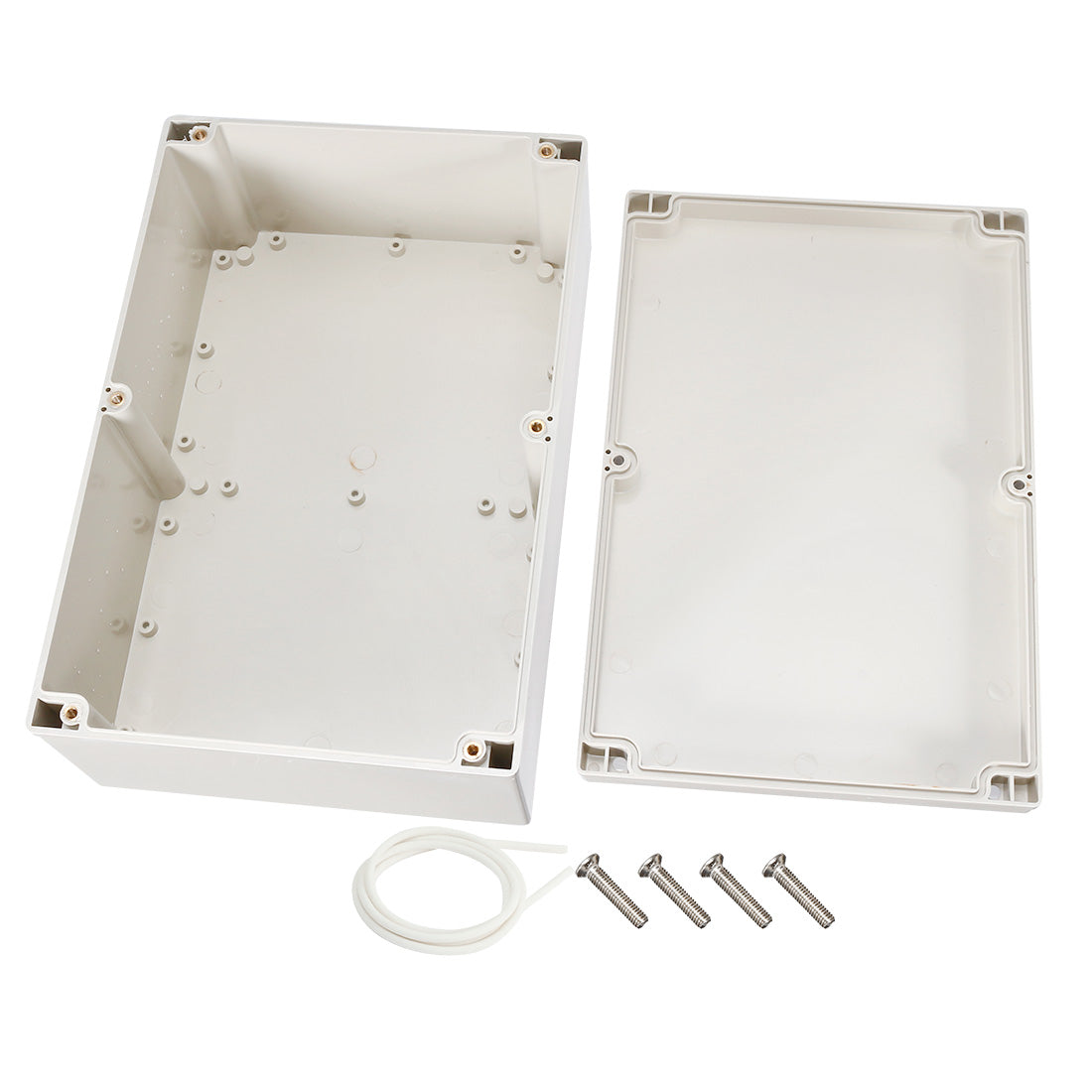 uxcell Uxcell 240x160x90mm Electronic ABS Plastic DIY Junction Box Enclosure Case Beige