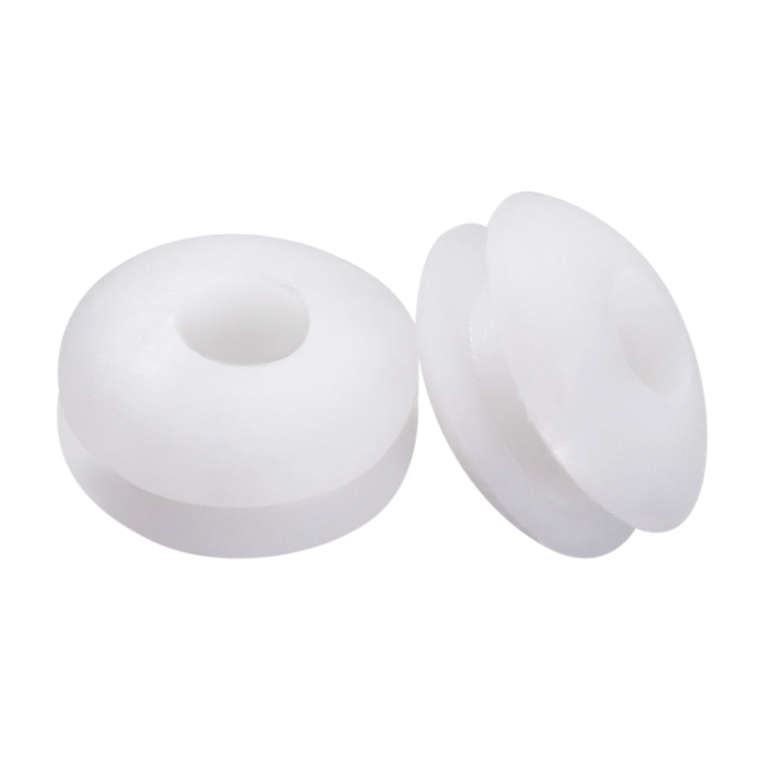 uxcell Uxcell Wire Protector Oil Resistant Armature Rubber Grommet 3mm Inner Dia 65Pcs White