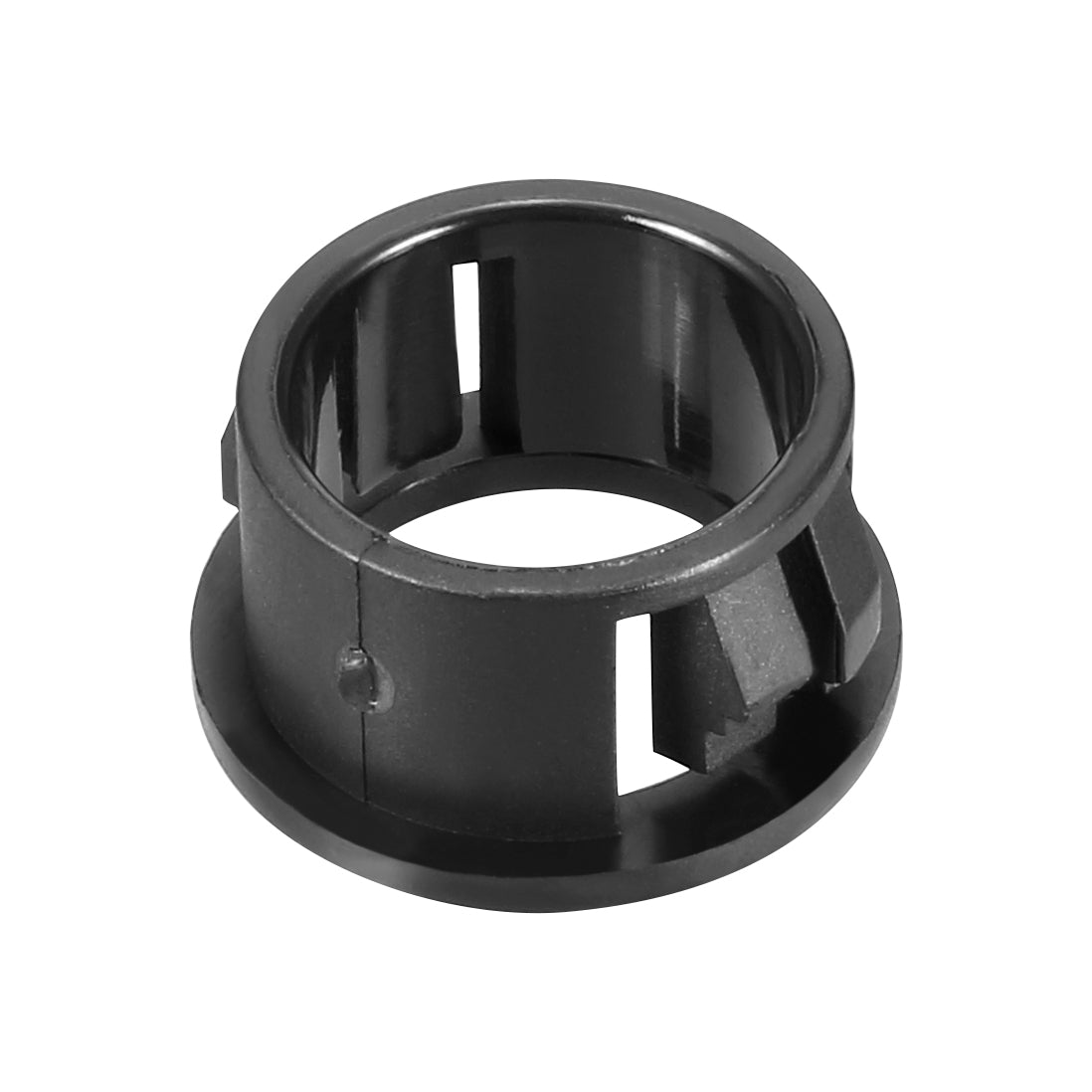 uxcell Uxcell 10pcs 16mm Mounted Snap in Cable Hose Bushing Grommet Protector Black