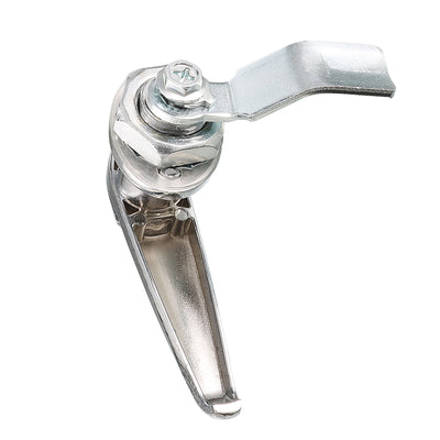 Harfington Uxcell Level Handle Cam Lock, Zinc Alloy Chrome Finished L Shape w Keys MS308-3