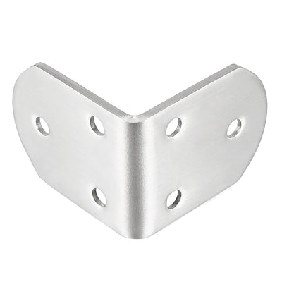 Harfington Uxcell 50mmx50mmx38mm Stainless Steel Corner Brace Joint 3mm Thick L Shape Right Angle Bracket Fastener