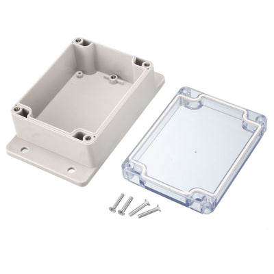 Harfington Uxcell 115 x 90 x 55mm Electronic ABS Plastic DIY Junction Box Enclosure Case w Clear Cover