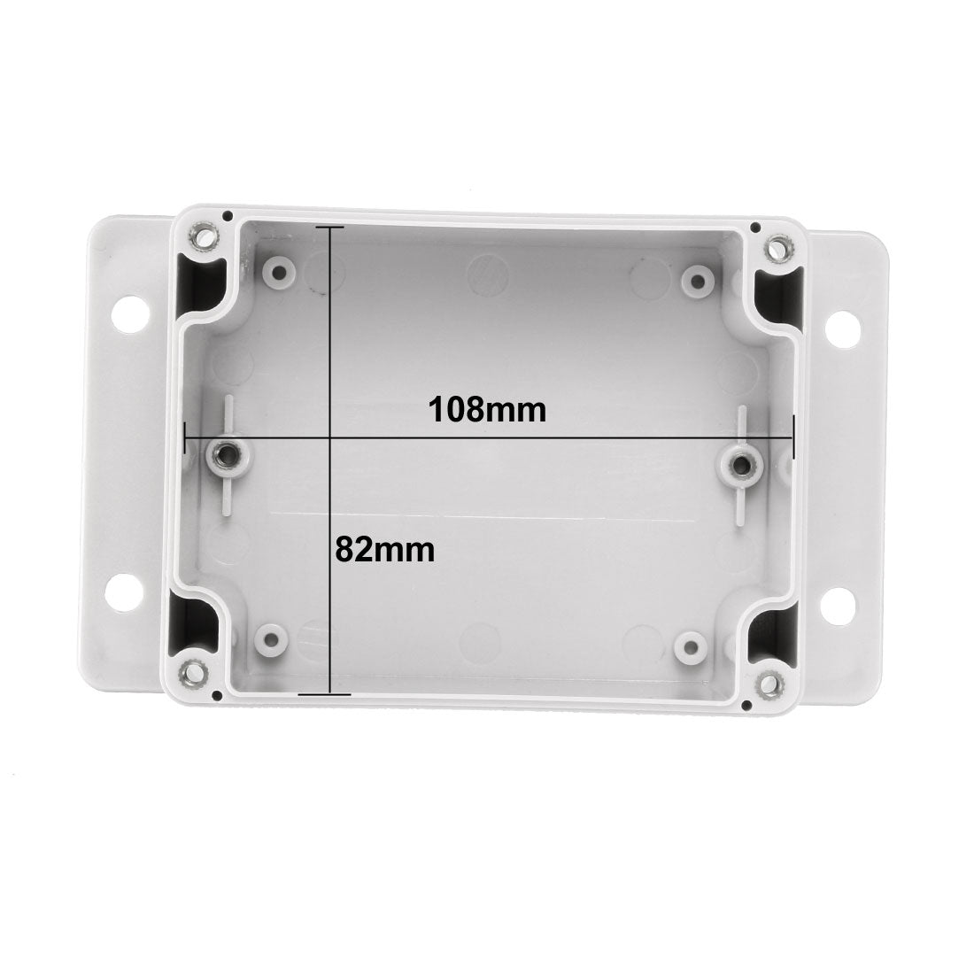 uxcell Uxcell 115 x 90 x 55mm Electronic ABS Plastic DIY Junction Box Enclosure Case w Clear Cover