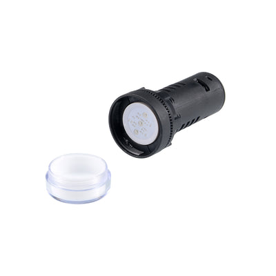 Harfington Uxcell 2Stk.Indikator Licht AC/DC 24V doppelte Farbe LED Lampe Spüle Gremium 7/8" 22mm