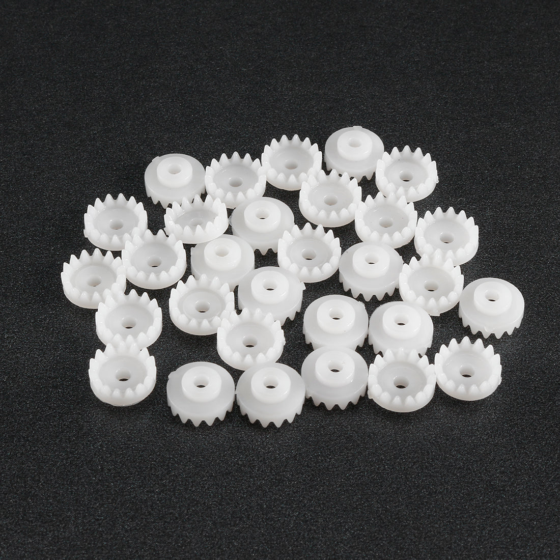 uxcell Uxcell 30Pcs C152A Plastic Gear Accessories with 15 Teeth for DIY Car Robot Motor