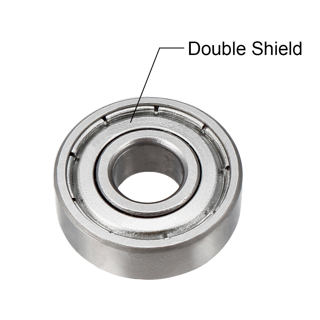 uxcell Uxcell Deep Groove Ball Bearings Metric Double Shielded Chrome Steel ABEC1 Z1