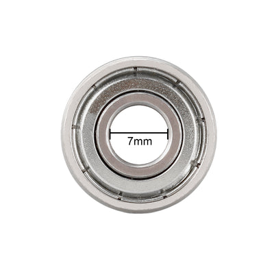 Harfington Uxcell Deep Groove Ball Bearings Metric Double Shielded Chrome Steel ABEC1 Z1