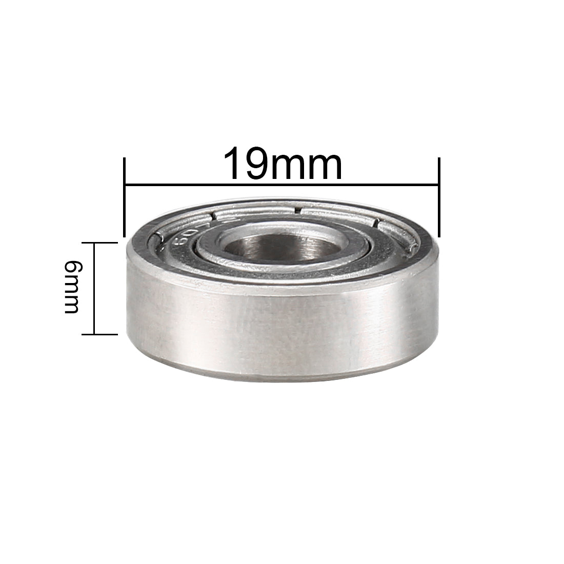 uxcell Uxcell Deep Groove Ball Bearings Metric Double Shielded Chrome Steel ABEC1 Z1