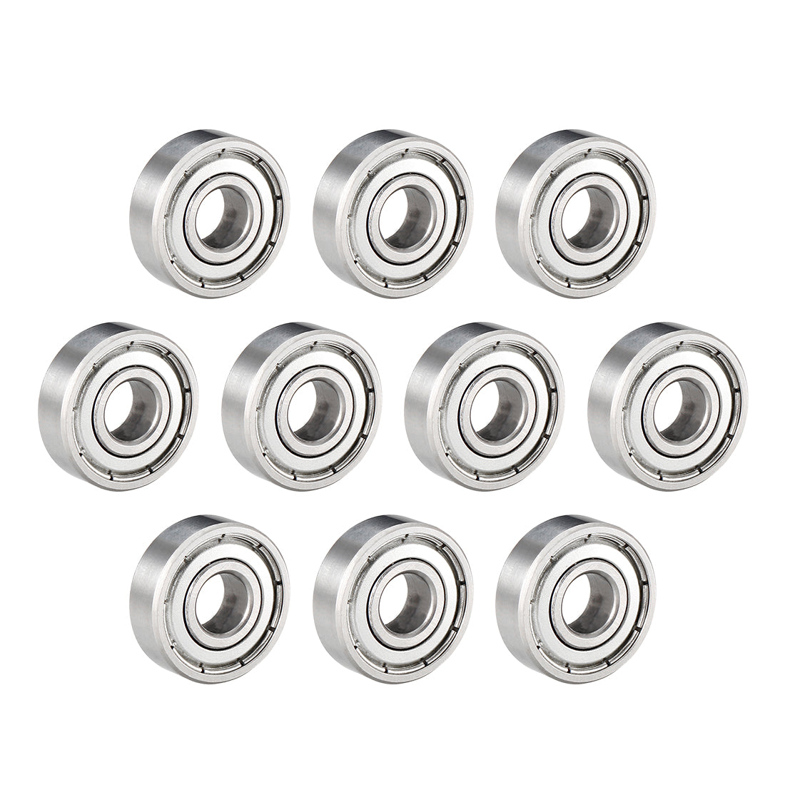 uxcell Uxcell Deep Groove Ball Bearings Metric Double Shielded Chrome Steel ABEC1 Z1 Level